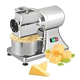 Elektrische Käsereibe Maschine - Professionelles Rotationsreiben, intelligenter Start/Stopp-Griff, Edelstahl-Aufnahmeeimer, schnelles Reiben für einfache Zubereitung von Lebensmitteln