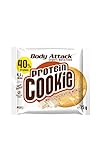 Body Attack Protein Cookie (12x 75g) (White Chocolate...