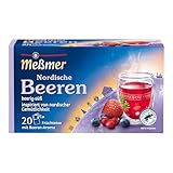 Meßmer Ländertee | Nordische Beeren | 20 Teebeutel | Glutenfrei | Laktosefrei | Vegan
