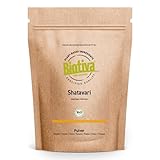 Shatavari Pulver Bio 250g - indischer Spargel - Asparagus Racemosu - Ayurveda - abgefüllt und zertifiziert in Deutschland - Biotiva