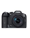 Canon EOS R7 Systemkamera mit RF-S 18–150mm Objektiv – 32,5 MP APS-C CMOS-Sensor – Dual Pixel CMOS AF II, integrierte Bildkombination, UVC/UAC-kompatibel - Perfekt, um Naturmomente einzufangen