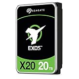 Seagate Exos X20 Enterprise 20TB HDD, interne Festplatte, Hyperscale 12GB/s SAS, 7.200 U/min, Modellnr.: ST20000NM002D