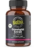 Granatapfel Extrakt Bio 140 Kapseln - 550mg Höchstdosierung pro Kapsel