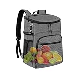 Celuicion Kühl-Rucksack, weich, Kühltasche, Lunchtasche, Aufbewahrungstasche für Camping, Wandern, Picknick, Reisen, Angeln, Strand, BBQ mit Kapazität für 30 Dosen
