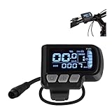 E-Bike Display 24V 36V 48V LCD Bildschirm mit 6 Pin...