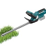 Akku-Heckenschere,Ergonomischer Griff mit Sicherheitsleitblechen, Zahnabstand 20mm,1350RPM Bürstenloses,Kompatibel mit Makita 18V Akku,Leicht Heckenschneider für Garten,Zaun,Gartenarbeit（Ohne Akku）