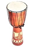 50cm Djembe Trommel Bongo Holztrommel Drum Darbuka Guter Klang Gecko