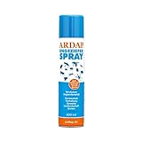 ARDAP Ungezieferspray mit Sofort- & Langzeitwirkung 400ml - Insektenspray zur Bekämpfung von akutem Ungeziefer- & Insektenbefall wie Milben, Bettwanzen & Fliegen - Bis zu 6 Wochen wirksamer Schutz