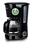 Emerio Filter Kaffeemaschine groß | 1.5L Glaskanne für bis zu 12 Tassen frischen Kaffee | herausnehmbarer Permanent-Filter | Anti-Tropf-Funktion | 40 Min. Auto-Off | 750W | BPA frei | CME-125129.4