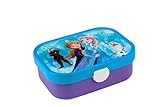 Mepal Brotdose Kinder - Bento Box Kinder - Brotdose Kinder mit Fächern & Gabel - Meal Prep Box mit Clip-Verschluss - BPA-frei & Spülmaschinenfest - 750 ml - Frozen 2