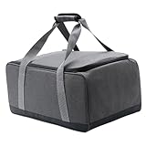 Sosoport Camping Kochgeschirr Aufbewahrungstasche Oxford Langlebig Multifunktional als Pfannen Werkzeugtasche Hitzebeständig Tragbar für Outdoor Grill Gaskocher Zubehör