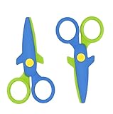 Asdirne Kinderschere, Sicherheitsschere für Vorschule, Kleinkinder, Kunst und Handwerk, sicheres Scheren-Set, 2 Stück