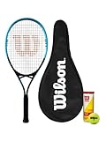 Wilson Tour Slam Lite Tennisschläger, komplette Schutzhülle und 3 Wilson Tennisbälle