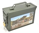 AB Abschließbare Munitions- und Werkzeugkiste mit Schloss (Oliv/Kaliber 30)