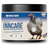 Inncare Prävention von inneren Parasiten 220 g Pulver – Hühner, Geflügel und exotische Vögel – Beugt Verdauungsproblemen vor und behandelt sie Natürliche Formel Kürbiskerne, Cashewnüsse und Knoblauch
