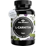 L-Carnitin 120 Kapseln - L-Carnitin-Tartrat in Premium Qualität – hochdosiert - vegan & ohne Zusätze - in Deutschland entwickelt & laborgeprüft
