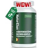 Probio 23 Kulturen Komplex, 22 Bakterienstämme 200 Mrd KbE/g mit Saccharomyces Boulardii 20 Mrd KbE/g, aktiver B-Komplex und Akazienfaser, Magensaftresistent, Vegan, in Deutschland produziert, 60 CT