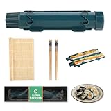 LUXECOVE 4-teiliges Sushi-Set, Multifunktionaler Sushi Maker, Geeignet zur Herstellung von Reisbällchen, DIY-Reisbällchen-Bazooka, DIY Anfänger-Set