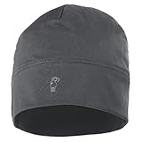 ALPIDEX Running Mütze Sportmütze Laufmütze Damen Herren Funktionsmütze One Size Thermo Kopfbedeckung Radfahren Winddicht Atmungsaktiv Skull Cap Fahrrad Unterziehmütze Unisex, Farbe:Grey