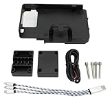 GPS-Navigationshalterung Für BMW Für F850GS 2023 F850 ADV 2019-2023 Windschutzscheibe Stand Handy Halter Teile Navigation Halterung Motorrad GPS(Wired GPS)