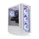 Thermaltake View 200 TG ARGB Snow | ATX Mid Tower Chassis