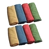 IWOWHERO 8 Stück Teiliges Küchenputztuch aus Saugfähigem Material Multifunktionale Reinigungstücher für Geschirr Glas und Möbel Wiederverwendbar Mixfarbig Robust