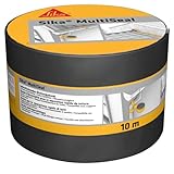 SIKA – Dichtungsband – Sika MultiSeal Grau-Grün – für den Außenbereich – selbstklebend und wasserdicht – überstreichbar – 10 m x 100 mm