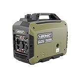 YSONIC 2000 Watt Wechselstrom-Generator Inverter mit 2x USB, 230 V Steckdose - 58dB leiser leichter Stromgenerator, Benzinbetrieb - Notstromaggregat mit Leistung und Ölstand-Alarm