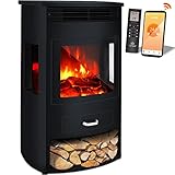 KESSER® Prio Elektrokamin mit Heizung Heizlüfter...