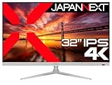 JAPANNEXT 32 Zoll IPS Panel, 4K (3840 x 2160) Auflösung LCD Monitor, JN-IPS321UHD, HDMI, DP, HDR, PBP/PIP Function