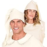 W WIDMANN MILANO Party Fashion - Schlafmütze für Erwachsene, Beige, für Schlafwandler Kostüme, Karneval