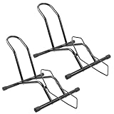MaxAwe 2 Pack Freistehender Fahrrad Abstellständer Boden, Fahrradständer Fahrradhalter Montages Fahrrad Bike Ständer, für alle Fahrräder 16''-29'' Mountainbike Rennrad MTB Schwarz