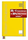 TimeTEX System-Schulplaner A4-Plus Gelb - Schuljahr 2024-2025 - Lehrerkalender - Lehrertimer - 10750 - mit breitem Verschlußgummi