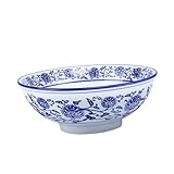 DEARMAMY Keramik Suppenschüssel Retro Design Große Ramen Schale für Zuhause Küche Salat Nudel Obst Müslischale Vielseitig Verwendbar Spülmaschinenfest