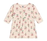 Petit Bateau A0BKI Langarmkleid Baby Mädchen Avalanche/Daisy 6 Monate