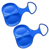 MOTHNUR 2 Stück Teiliges Dickes Sandboarding für Verschleißfestes Outdoor Skiing Sheet mit Rutschfesten Sitzstreifen Robustes Frostbeständiges Material Leicht und Kompakt Zufällige Farbe