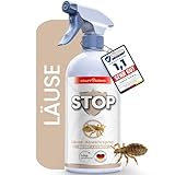 KRAFTKÖNIG PREMIUM Läusespray - Sofort + Effektiv Formel - 500ML Läuse Abwehrspray für Textilien, Möbel und Umgebung - Anti Läuse Spray als ideale Ergänzung zum Läuseshampoo