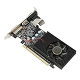 GDDR3-Spiele-Grafikkarte, 1 GB 64 Bit 589 MHz 1000 MHz 2560 X 1600 Computer-Grafikkarte, VGA-DVI-HDMI-Schnittstelle, für HD-Video-Office-Nutzung