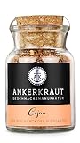 Ankerkraut Cajun Gewürzmischung, BBQ Rub Gewürzmischung zum Zubereiten von Gumbos und Jambalaya Gerichten, 65g im Korkenglas