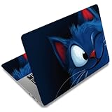SUPERDANT Laptop Skin Mit Cartoon Katze Universeller Laptop Skin Aufkleber 12 13 13.3 14 15 15.4 15.6 Zoll Vinyl Laptops Folie Abdeckung Notebook Skins Aufkleber Abnehmbarer Notebook Schutz