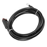 Jiawu 35 ² Schwarzer Batterie -Wechselrichterkabel Sicher und Effizient für die Auto -Batterie Stromübertragung für Auto (1m / 3,3 Fuß)