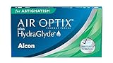 Air Optix plus HydraGlyde for Astigmatism Monatslinsen weich, 6 Stück, BC 8.7 mm, DIA 14.5 mm, CYL -0.75, ACHSE 10, -1.5 Dioptrien