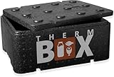 THERM BOX Styroporbox Klein 12BL B-Ware Innen: 36x26x13cm 12-Liter Isolierbox Warmhaltebox Kühlbox Thermobehälter Wiederverwendbar