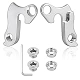 DesertBoy 2 Stück Schaltauge, Aluminiumlegierungs Schaltauge, Schaltwerk Aufhänger, Ersatz Fahrrad Schaltauge, Bike Gear Hanger, mit Innensechskantschlüssel und Befestigungsschrauben, für Fahrräder