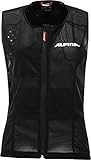 ALPINA PROSHIELD WOMEN VEST - Flexibler, Atmungsaktiver & Individuell Einstellbarer Rückenprotektor Für Damen, black, S