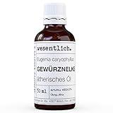 Gewürznelkenöl - 100% rein - ätherisches Öl von wesentlich. Glasflasche (50ml)