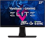 Viewsonic XG270QG 68,6 cm (27 Zoll) 1440p Gaming Monitor (WQHD, Nano IPS-Panel, 1 ms, 165 Hz, G-Sync, RGB Beleuchtung, HDMI, DisplayPort, Mouse Bungee, höhenverstellbar) Schwarz