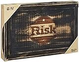 Risk Rustikale Edition aus Holz, Strategiespiel, französische Version, für 2 bis 6 Spieler