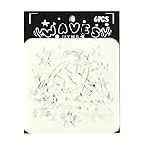 Schablonen zum Zeichnen von Meereslebewesen, wiederverwendbar, PET, Malvorlagen für Kinder, Kunst, Scrapbooking, Kartenherstellung, 6 Stück