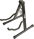 Rockjam Universal Portable A-Frame-Gitarrenständer für Akustikgitarre, E-Gitarren- und Bassgitarre